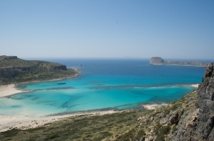 Las azules aguas de Creta